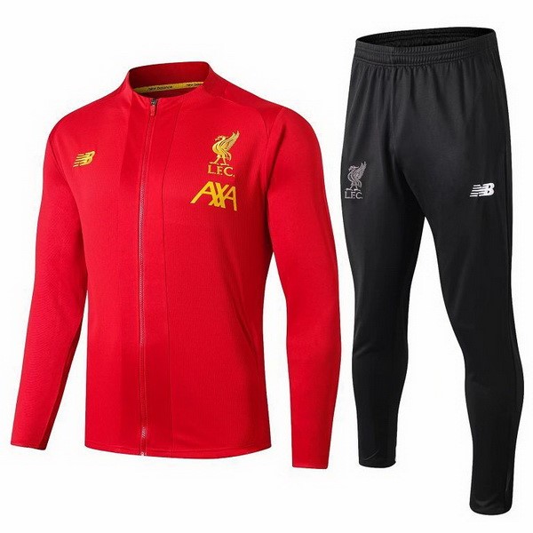 Chandal Del Niños Liverpool 2019-2020 Negro Rojo